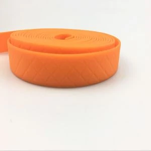Orange Square Varanlegur PVC húðaður Nylon Webbing fyrir gæludýravörur